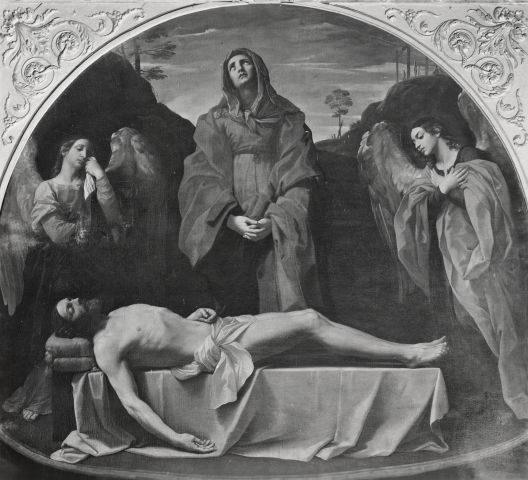 A. Villani e Figli — Guido Reni. La Pietà de' Mendicanti (Part. della Pietà). Bologna - Pinacoteca — particolare, Cristo in pietà